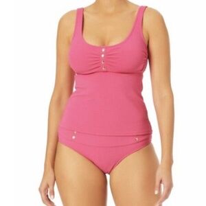 Time And Tru Women‎ Plus Mid Rise Swimsuit Top and Bottom Size Small (4-6) New